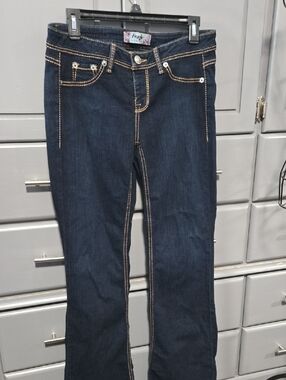 FRAY Dark Indigo Bootcut Jeans for Women